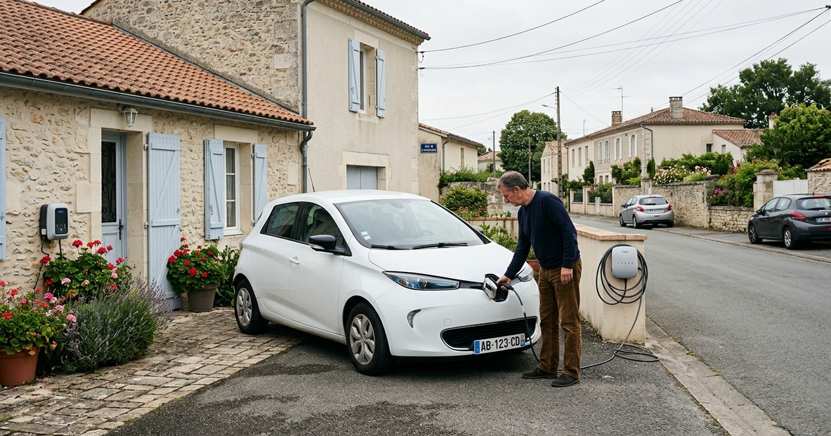 Installation de borne de recharge à Chambray-lès-Tours