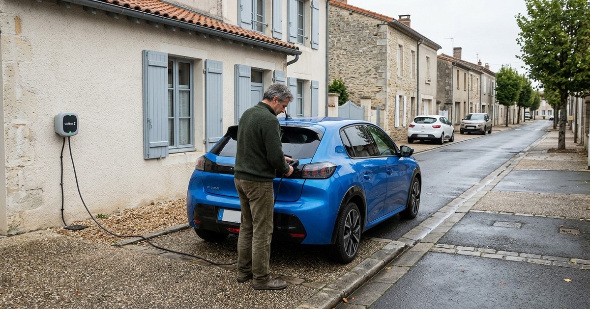 Installation de borne de recharge à Joué-lès-Tours