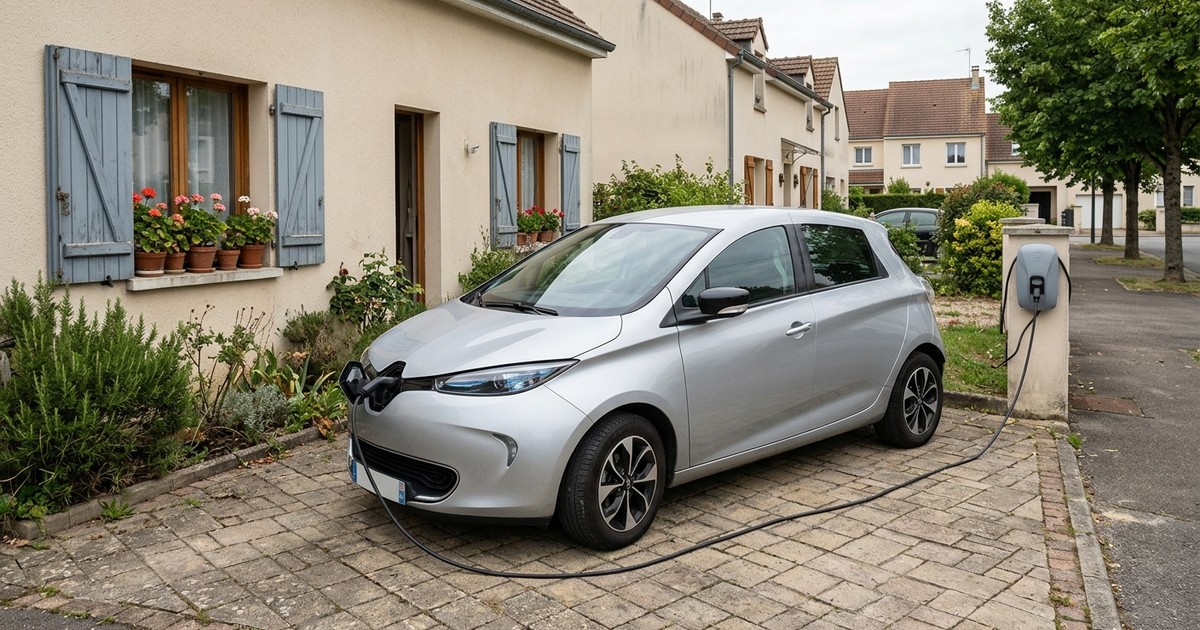 Installation de borne de recharge à Mettray