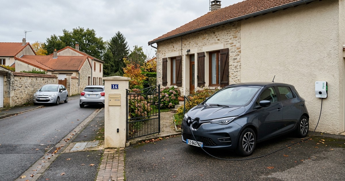 Installation de borne de recharge à Notre-Dame-d'Oé