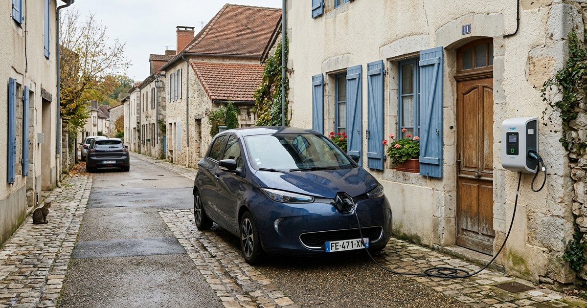 Installation de borne de recharge à Rochecorbon