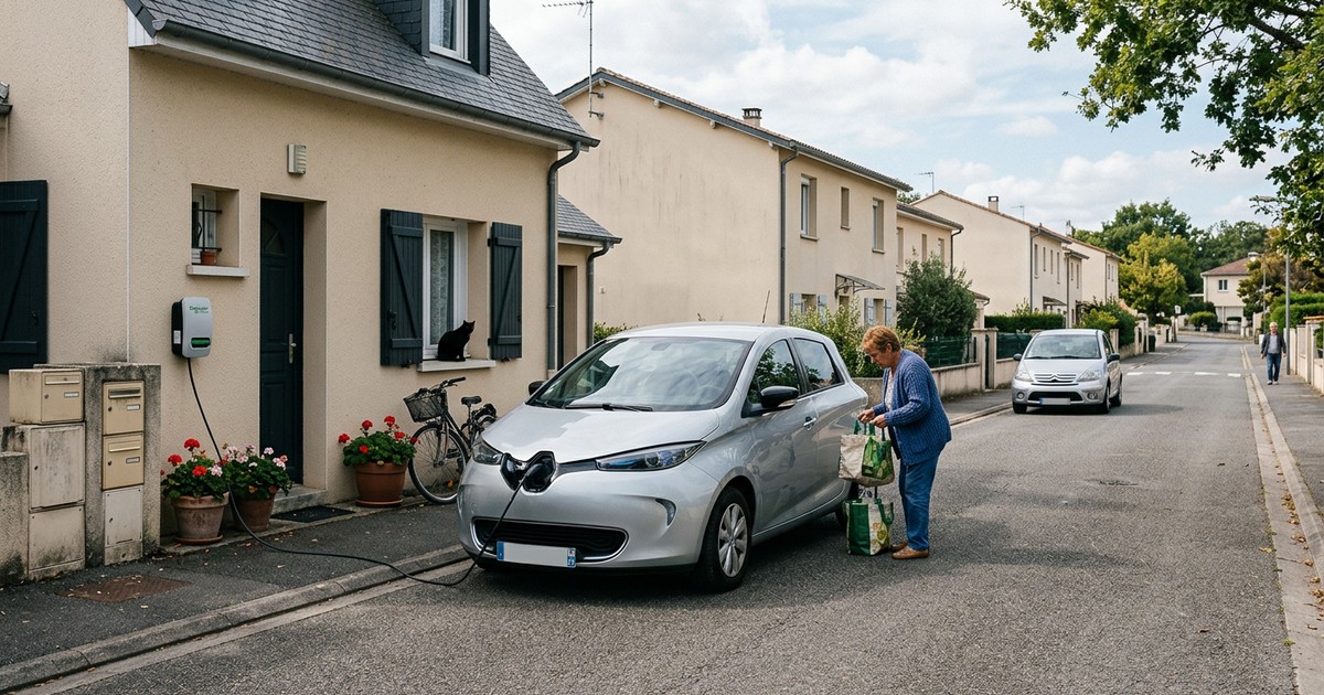 Installation de borne de recharge à Saint-Avertin