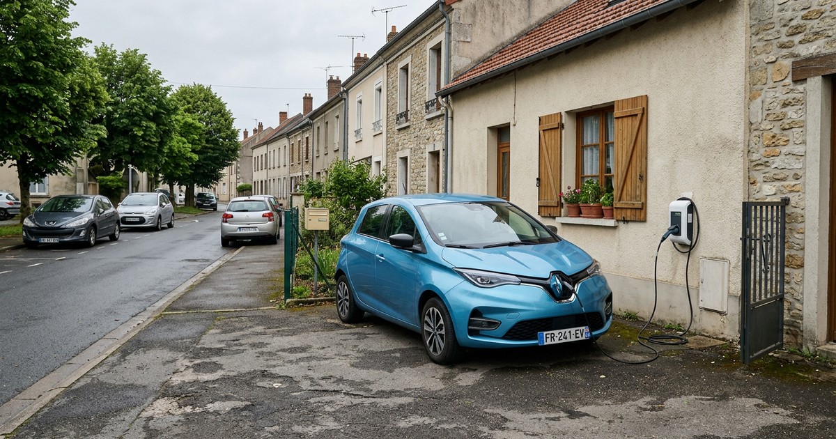 Installation de borne de recharge à Saint-Pierre-des-Corps