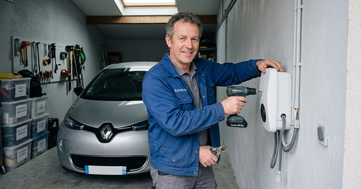 Installateur de borne de recharge à Tours certifié IRVE