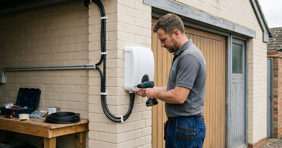 Installation d'une borne de recharge à domicile à Tours