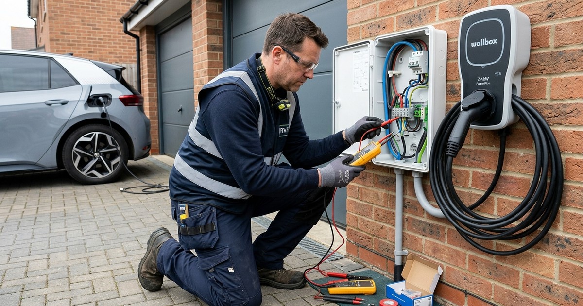 Mise en service IRVE d'une borne de recharge à Tours